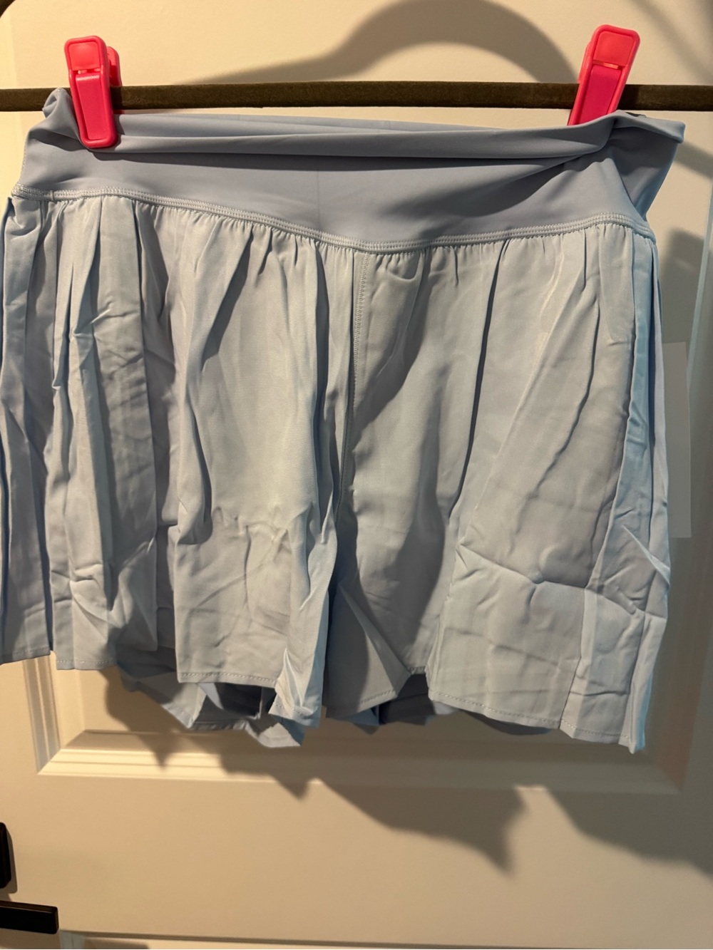 Light Blue Women's Active Skort Shorts Large